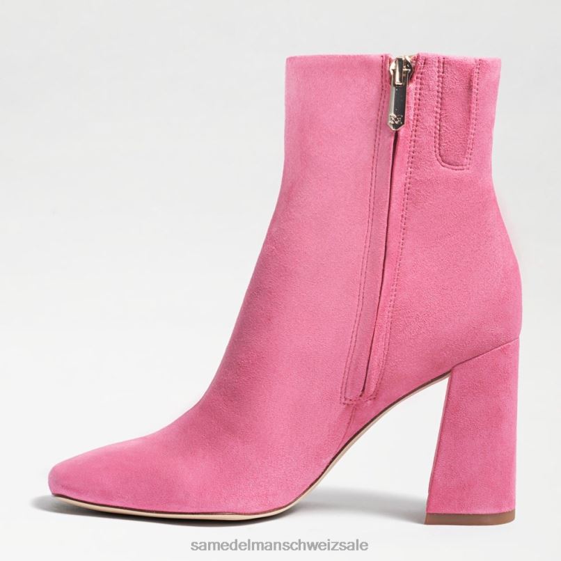 CH Sam Edelman Frauen Codie-Stiefeletten Rosa Konfetti-Wildleder X2J86450 Schuhwerk