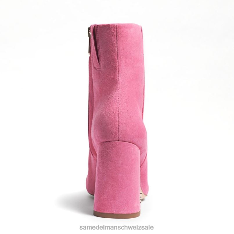 CH Sam Edelman Frauen Codie-Stiefeletten Rosa Konfetti-Wildleder X2J86450 Schuhwerk