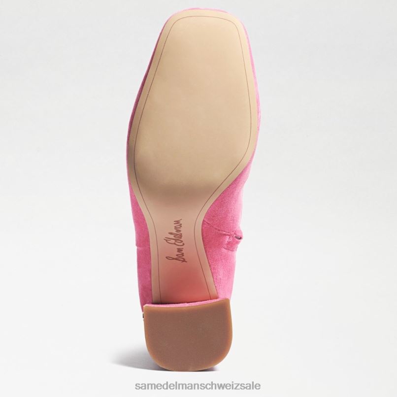 CH Sam Edelman Frauen Codie-Stiefeletten Rosa Konfetti-Wildleder X2J86450 Schuhwerk