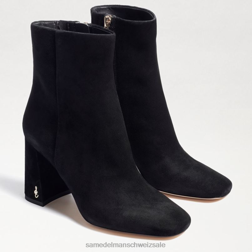 CH Sam Edelman Frauen Codie-Stiefeletten schwarzes Wildleder X2J86451 Schuhwerk