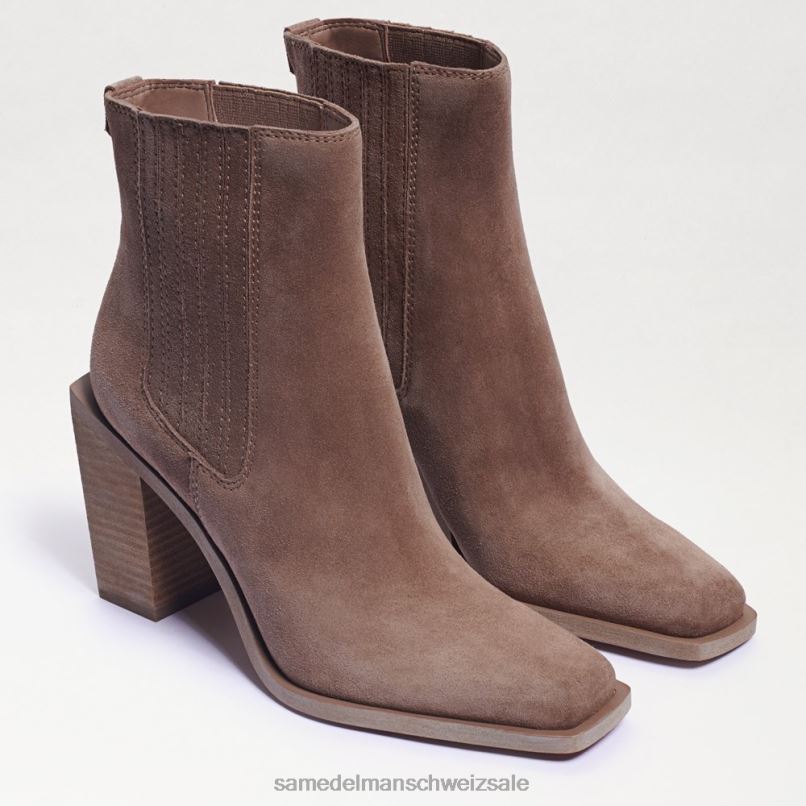 CH Sam Edelman Frauen Emalia Bootie tiefes taupefarbenes Wildleder X2J86858 Schuhwerk