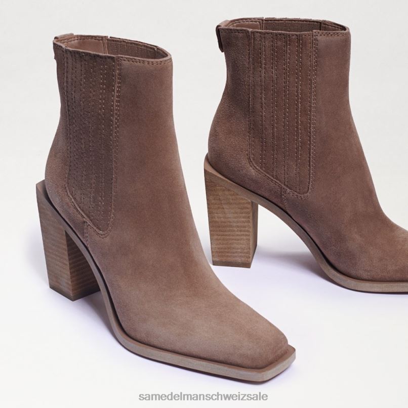 CH Sam Edelman Frauen Emalia Bootie tiefes taupefarbenes Wildleder X2J86858 Schuhwerk