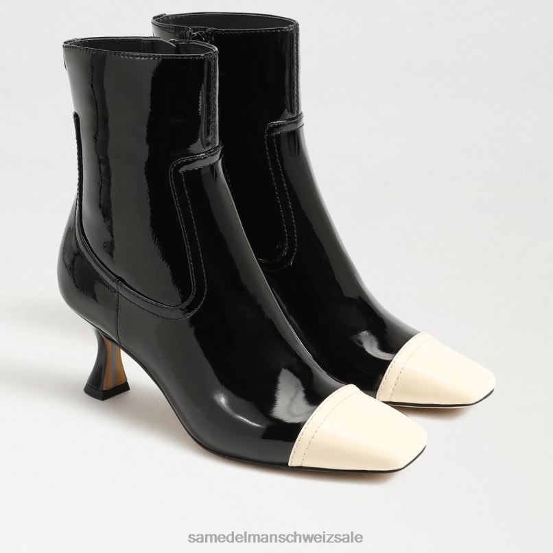 CH Sam Edelman Frauen Livia Bootie Schwarz/modernes Elfenbein X2J86848 Schuhwerk
