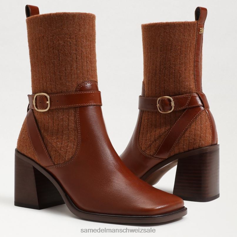 CH Sam Edelman Frauen Marci Bootie Rostbraun/warmes Kupfer X2J86767 Schuhwerk