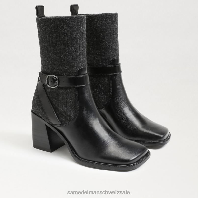 CH Sam Edelman Frauen Marci Bootie schwarz/dunkelgrau X2J86766 Schuhwerk