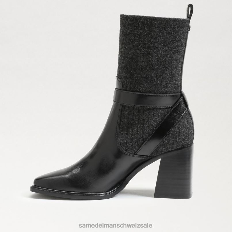 CH Sam Edelman Frauen Marci Bootie schwarz/dunkelgrau X2J86766 Schuhwerk