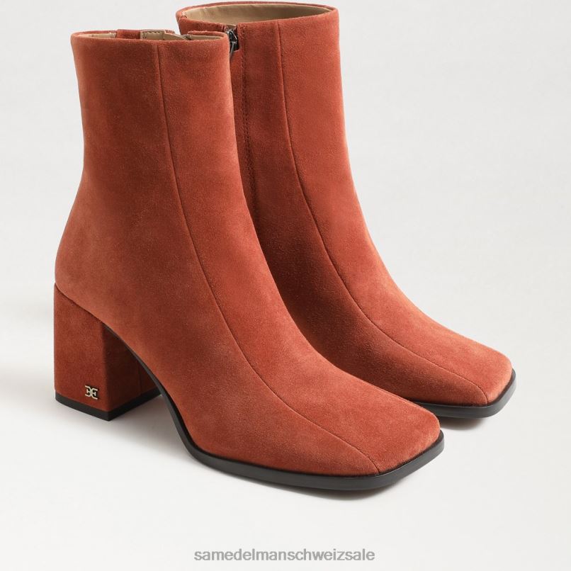 CH Sam Edelman Frauen Mayla-Stiefelette Rost X2J86826 Schuhwerk