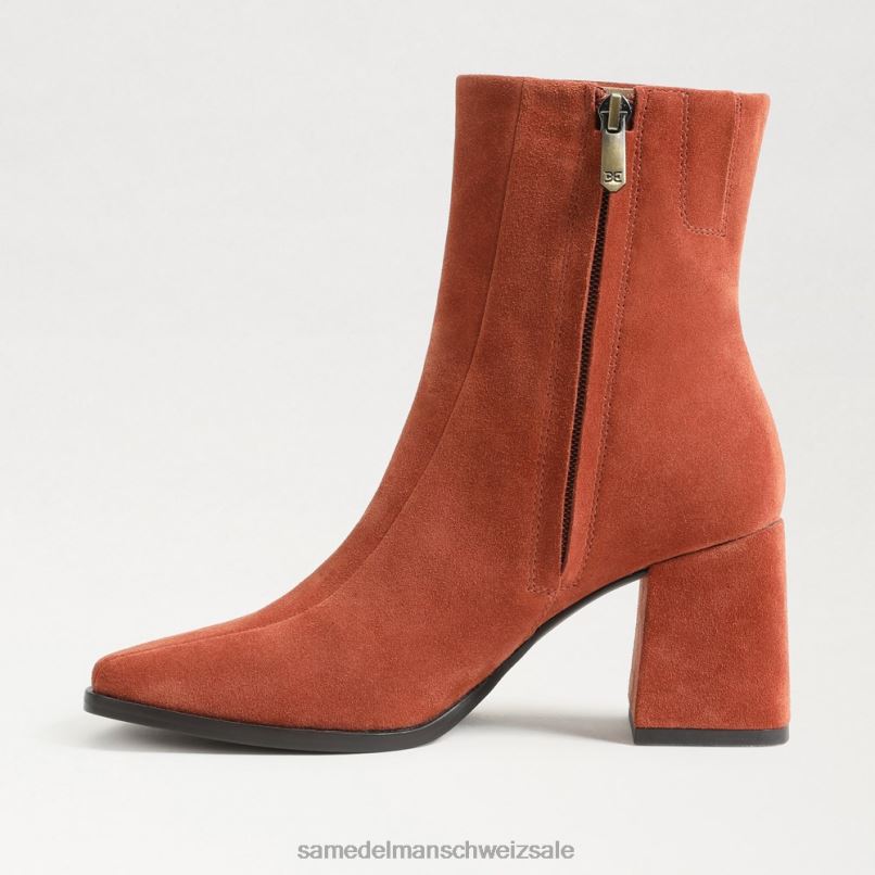CH Sam Edelman Frauen Mayla-Stiefelette Rost X2J86826 Schuhwerk