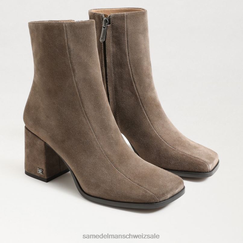 CH Sam Edelman Frauen Mayla-Stiefelette olivfarbenes Wildleder X2J86829 Schuhwerk