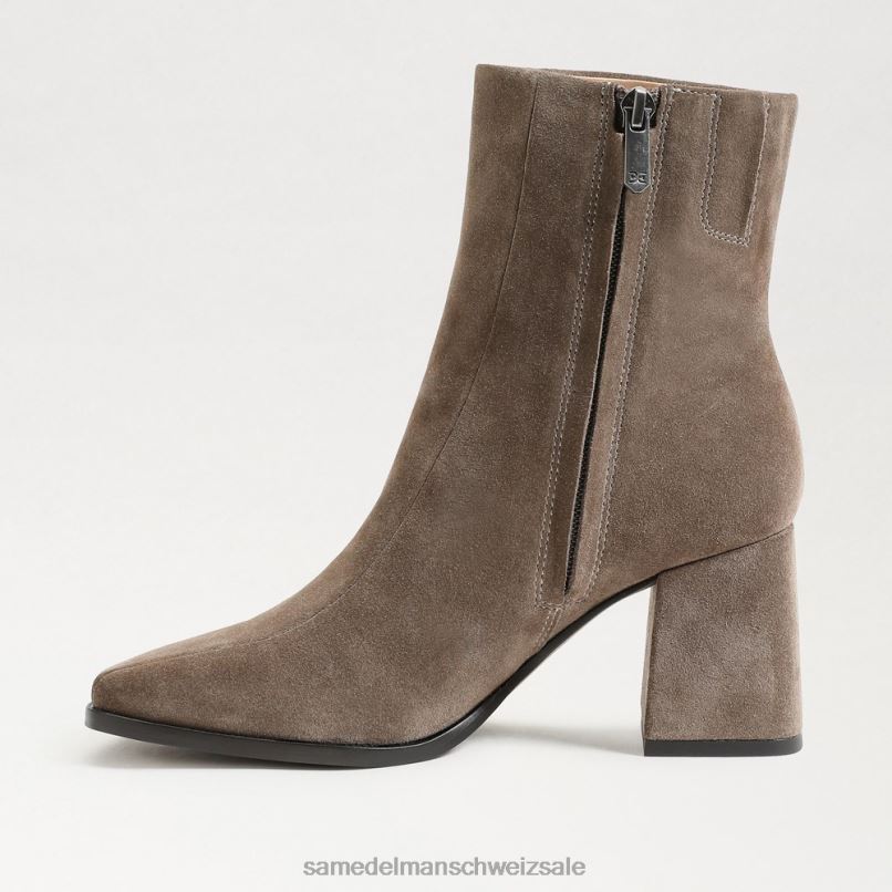 CH Sam Edelman Frauen Mayla-Stiefelette olivfarbenes Wildleder X2J86829 Schuhwerk