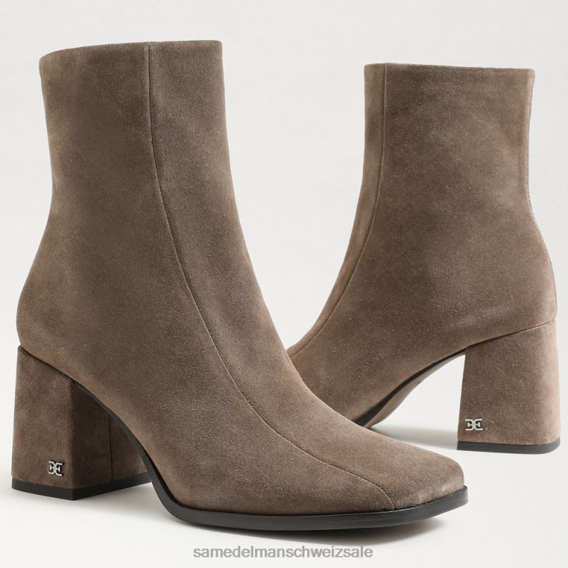 CH Sam Edelman Frauen Mayla-Stiefelette olivfarbenes Wildleder X2J86829 Schuhwerk