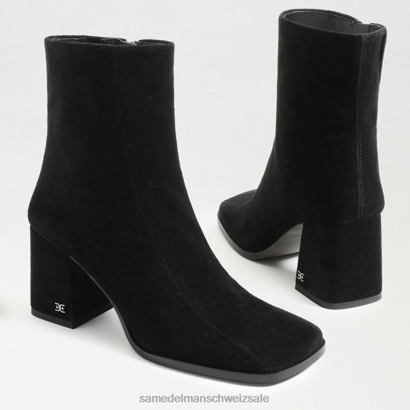 CH Sam Edelman Frauen Mayla-Stiefelette schwarzes Wildleder X2J86828 Schuhwerk