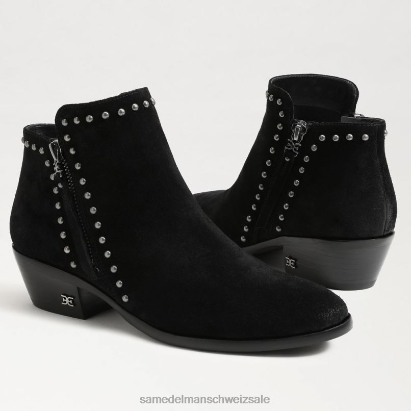 CH Sam Edelman Frauen Paola-Stiefeletten schwarzes Wildleder X2J86792 Schuhwerk