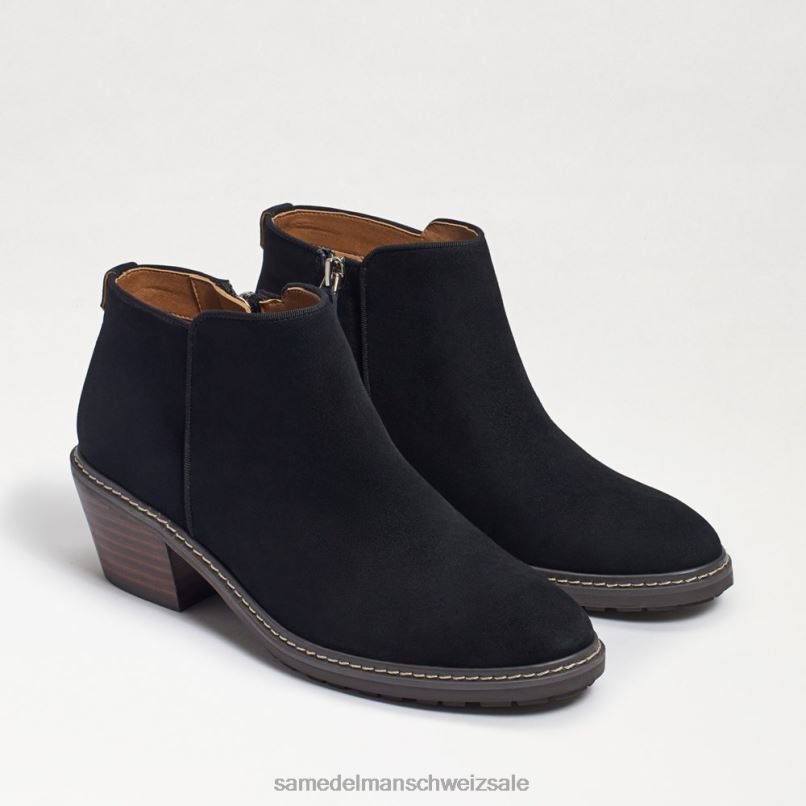 CH Sam Edelman Frauen Pryce-Stiefeletten schwarzes Wildleder X2J86376 Schuhwerk