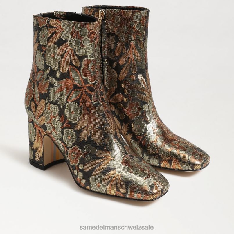 CH Sam Edelman Frauen Rehkitz-Stiefeletten Bronze-Multi X2J86785 Schuhwerk