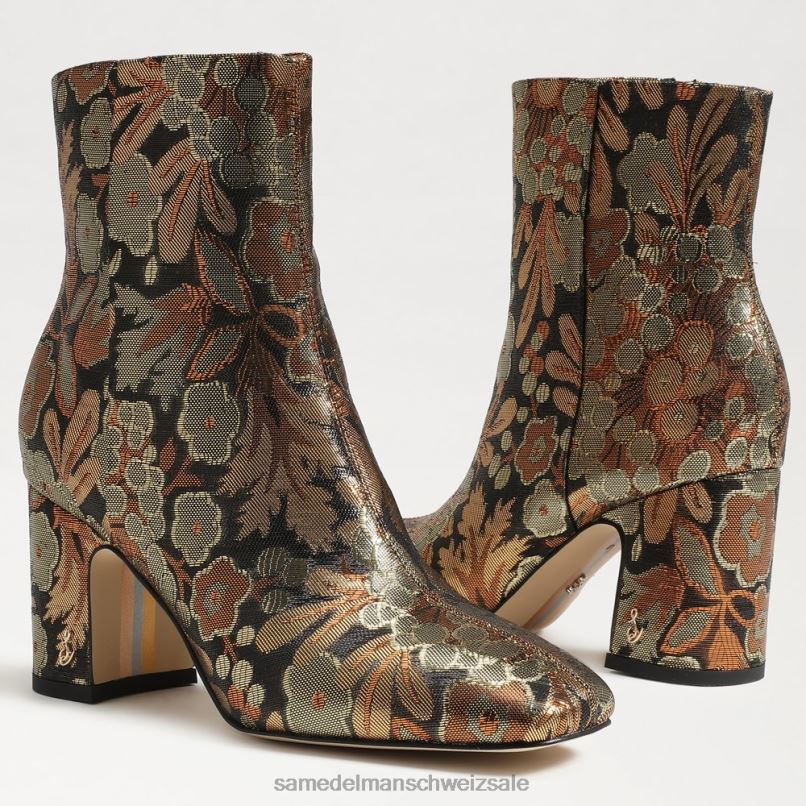 CH Sam Edelman Frauen Rehkitz-Stiefeletten Bronze-Multi X2J86785 Schuhwerk