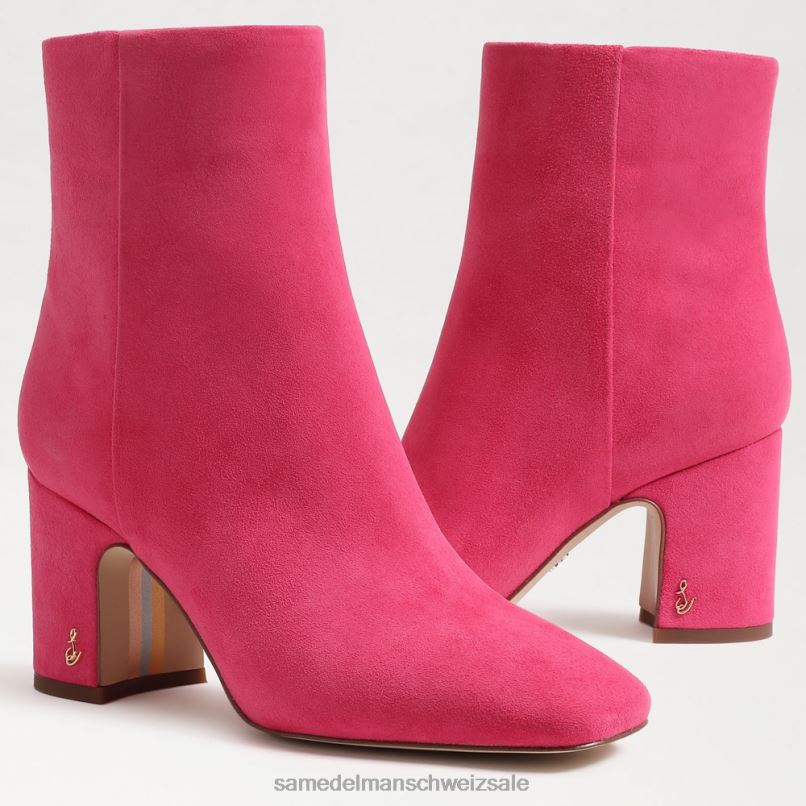 CH Sam Edelman Frauen Rehkitz-Stiefeletten Dahlie rosa X2J86790 Schuhwerk