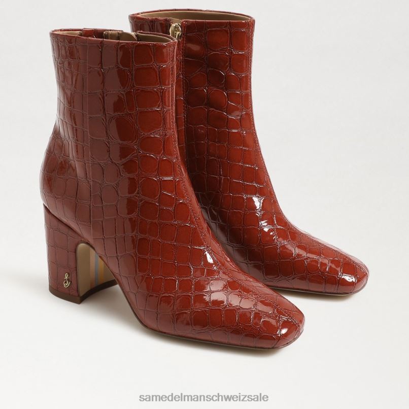 CH Sam Edelman Frauen Rehkitz-Stiefeletten Mesa-Rost X2J86789 Schuhwerk