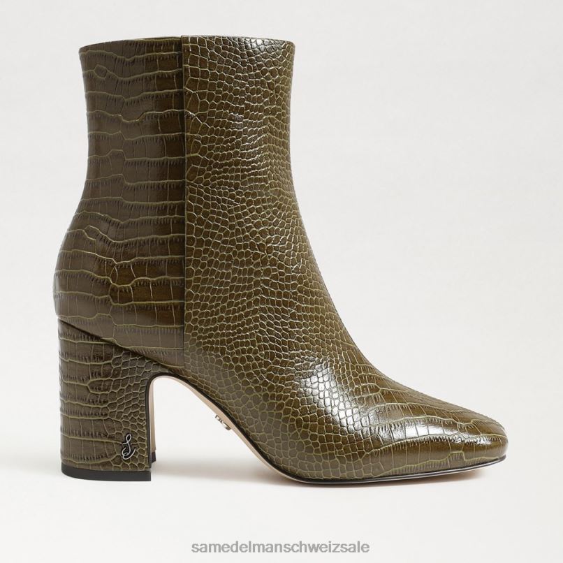CH Sam Edelman Frauen Rehkitz-Stiefeletten Tannengrün X2J86781 Schuhwerk