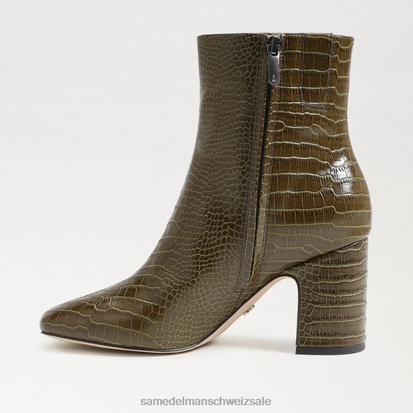 CH Sam Edelman Frauen Rehkitz-Stiefeletten Tannengrün X2J86781 Schuhwerk