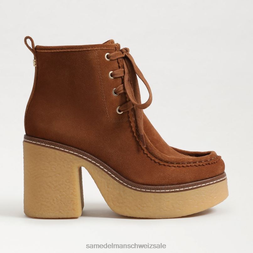CH Sam Edelman Frauen Shaw-Schnürstiefel Grenzbraun X2J86844 Schuhwerk