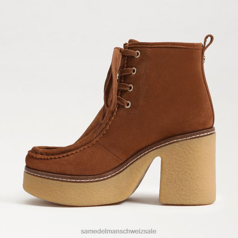 CH Sam Edelman Frauen Shaw-Schnürstiefel Grenzbraun X2J86844 Schuhwerk