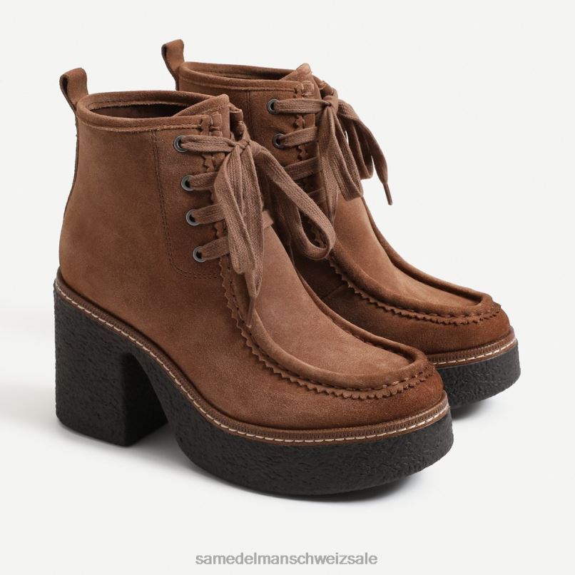 CH Sam Edelman Frauen Shaw-Schnürstiefel Walnussbraun X2J86842 Schuhwerk