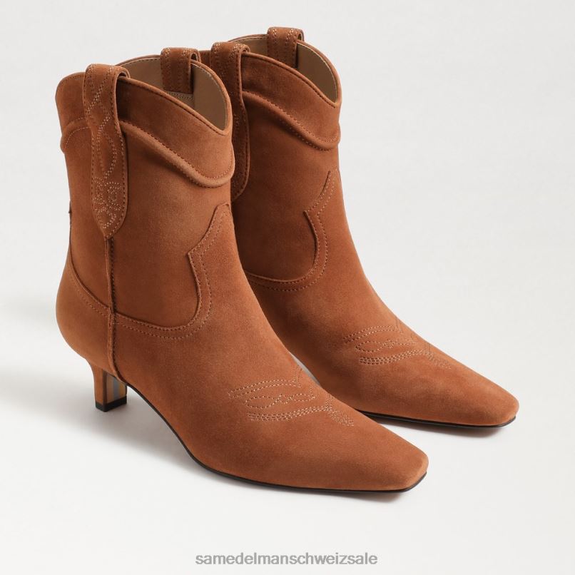 CH Sam Edelman Frauen Taryn-Stiefeletten Grenzbraun X2J86810 Schuhwerk