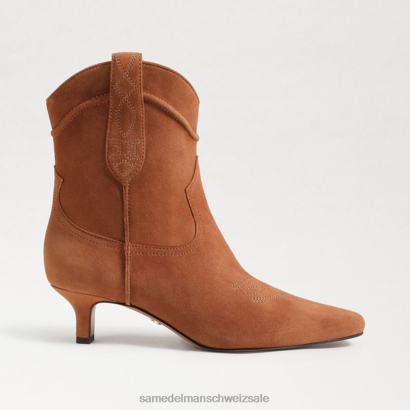 CH Sam Edelman Frauen Taryn-Stiefeletten Grenzbraun X2J86810 Schuhwerk