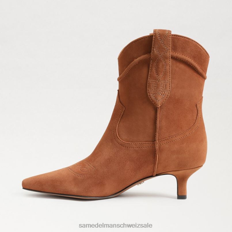 CH Sam Edelman Frauen Taryn-Stiefeletten Grenzbraun X2J86810 Schuhwerk