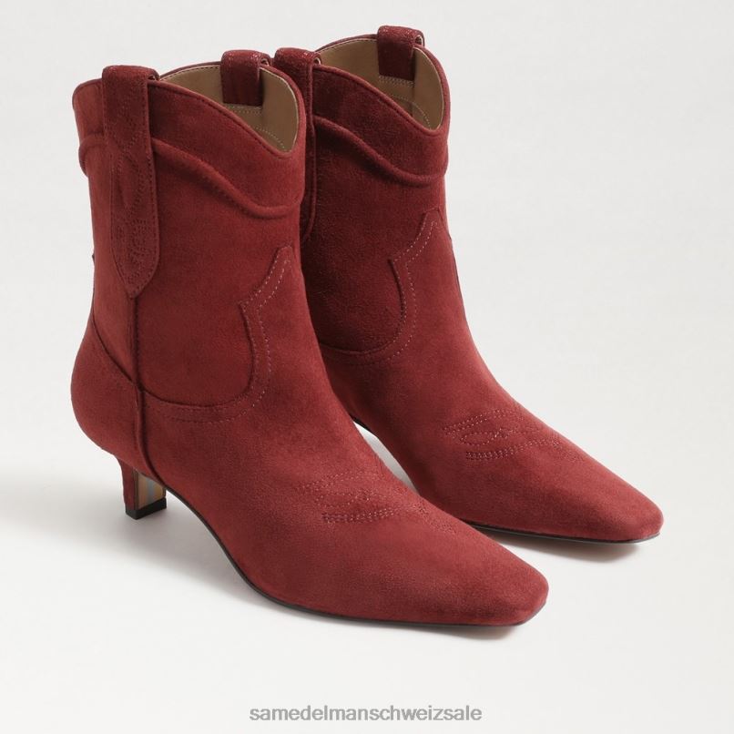 CH Sam Edelman Frauen Taryn-Stiefeletten Ziegel X2J86812 Schuhwerk