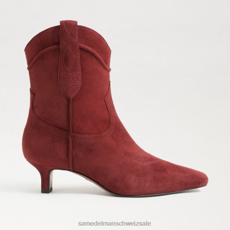 CH Sam Edelman Frauen Taryn-Stiefeletten Ziegel X2J86812 Schuhwerk