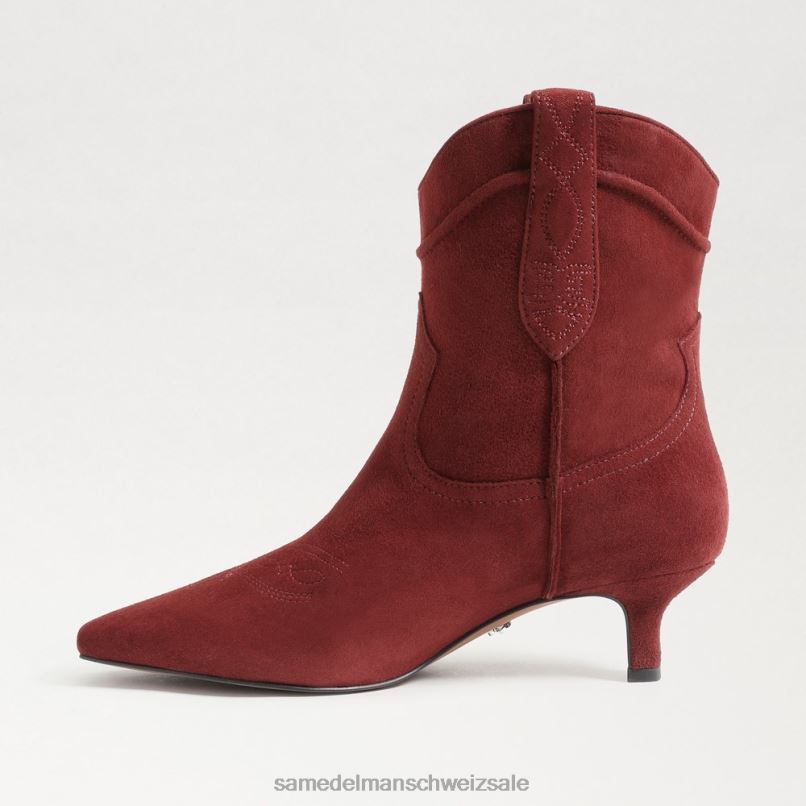 CH Sam Edelman Frauen Taryn-Stiefeletten Ziegel X2J86812 Schuhwerk