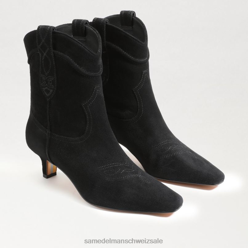 CH Sam Edelman Frauen Taryn-Stiefeletten schwarzes Wildleder X2J86811 Schuhwerk