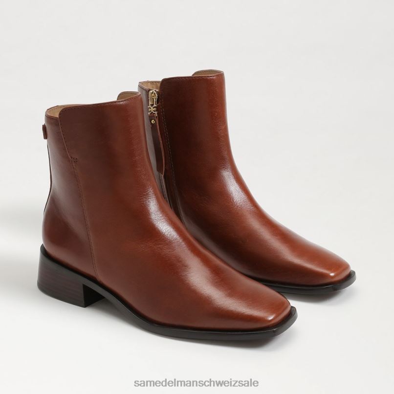 CH Sam Edelman Frauen Thatcher-Stiefeletten verbrannter Brandy X2J86799 Schuhwerk