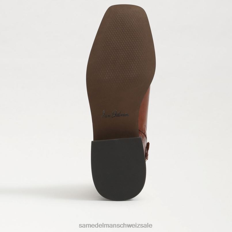 CH Sam Edelman Frauen Thatcher-Stiefeletten verbrannter Brandy X2J86799 Schuhwerk