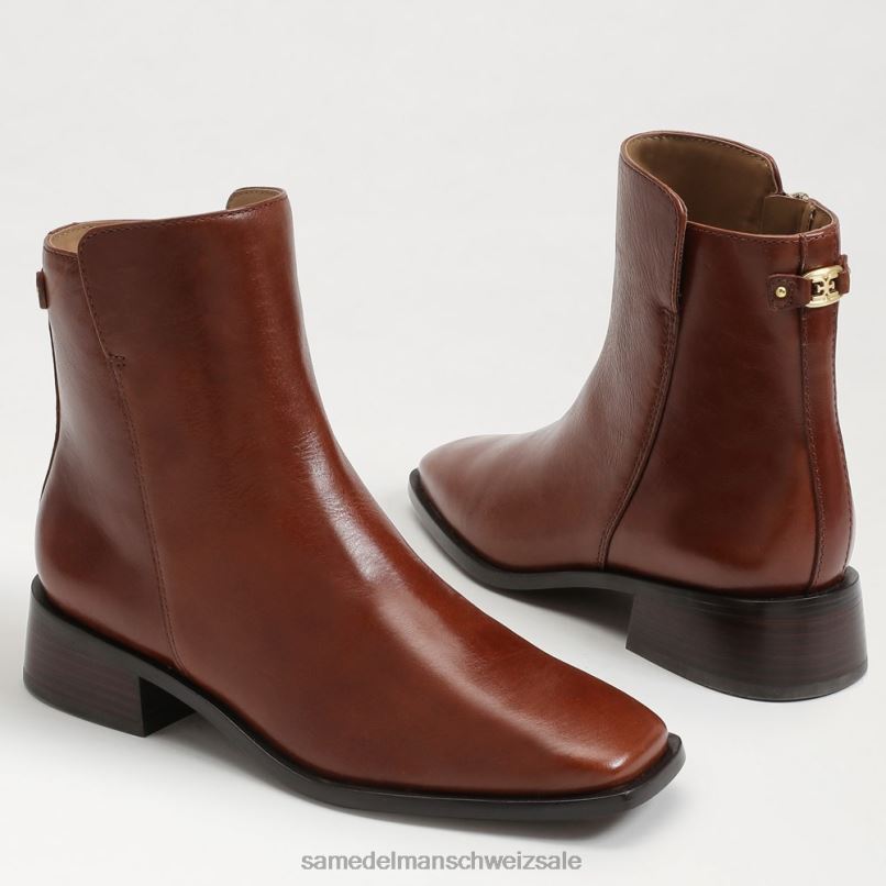 CH Sam Edelman Frauen Thatcher-Stiefeletten verbrannter Brandy X2J86799 Schuhwerk