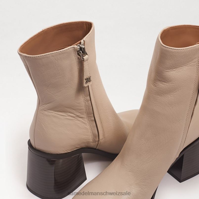 CH Sam Edelman Frauen Winnie Bootie modernes elfenbeinfarbenes Leder X2J86457 Schuhwerk