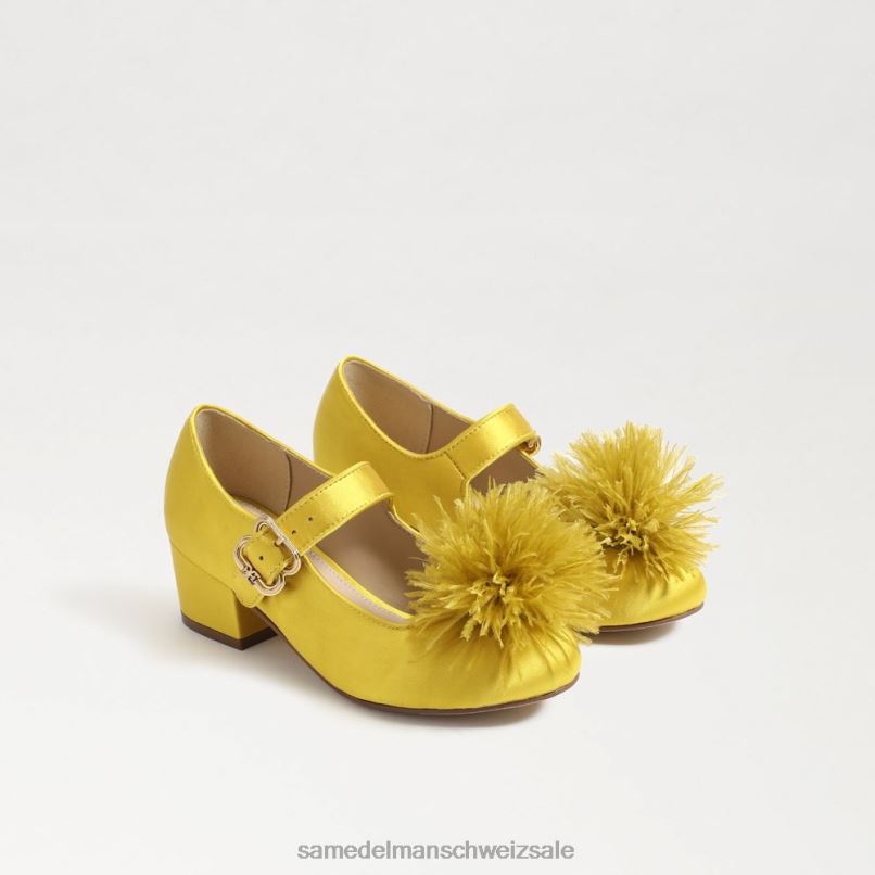 CH Sam Edelman Kinder Talia Mary Jane mit Blockabsatz Ocker X2J861045 Schuhwerk