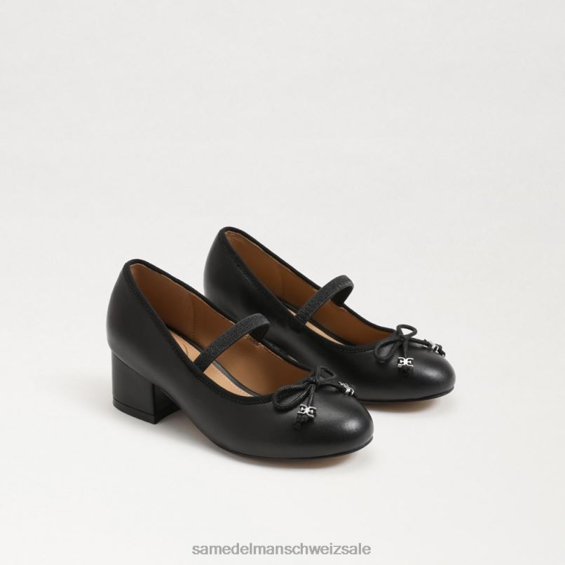 CH Sam Edelman Kinder Tyra Mary Jane mit Blockabsatz Schwarz X2J86979 Schuhwerk