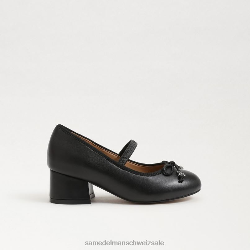 CH Sam Edelman Kinder Tyra Mary Jane mit Blockabsatz Schwarz X2J86979 Schuhwerk