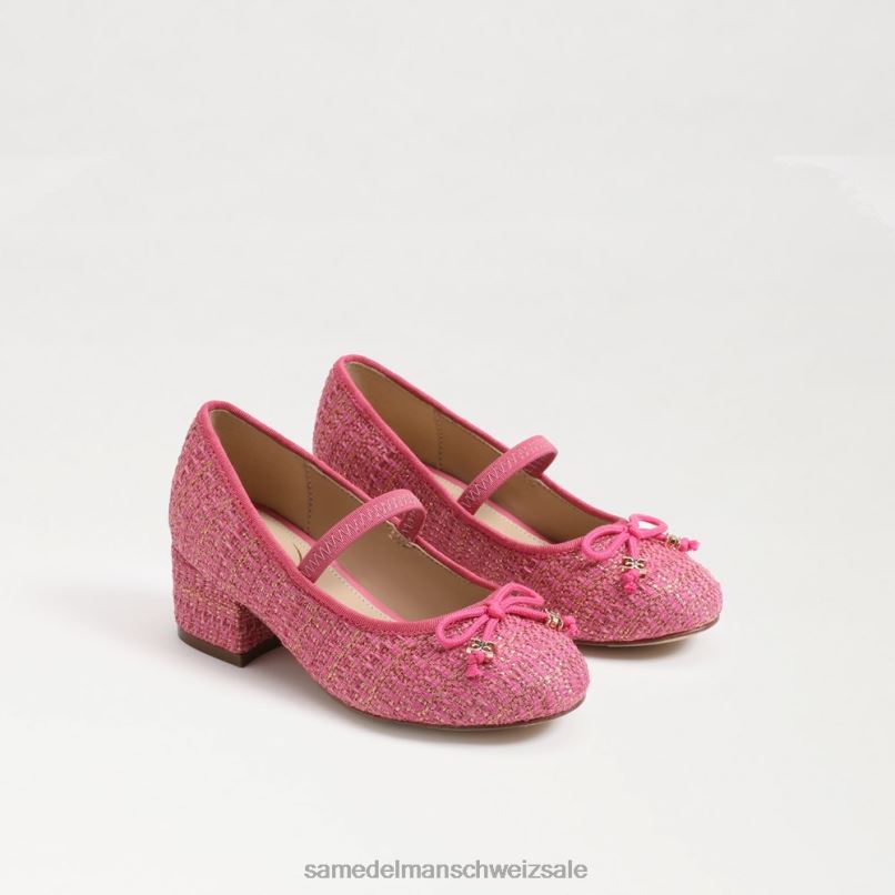 CH Sam Edelman Kinder Tyra Mary Jane mit Blockabsatz pinke Rose X2J86977 Schuhwerk