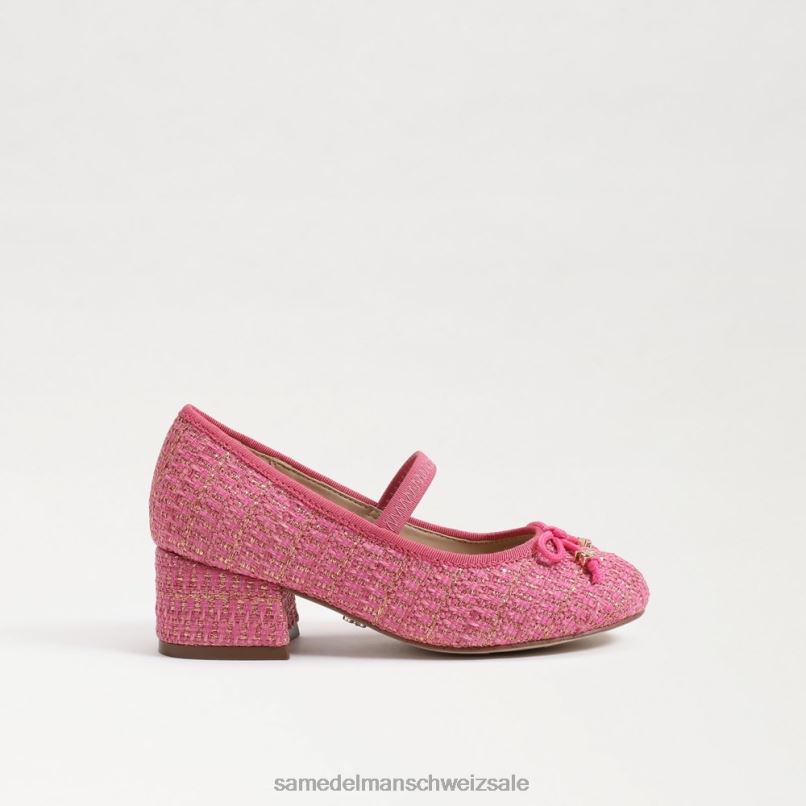 CH Sam Edelman Kinder Tyra Mary Jane mit Blockabsatz pinke Rose X2J86977 Schuhwerk