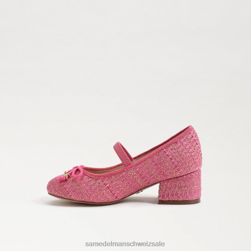 CH Sam Edelman Kinder Tyra Mary Jane mit Blockabsatz pinke Rose X2J86977 Schuhwerk