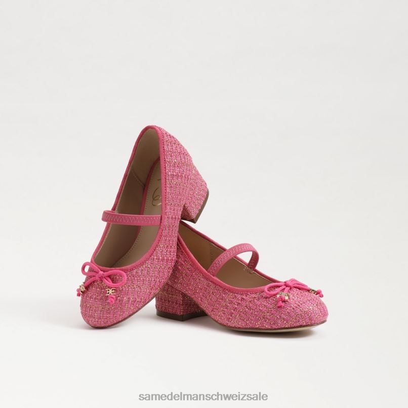 CH Sam Edelman Kinder Tyra Mary Jane mit Blockabsatz pinke Rose X2J86977 Schuhwerk