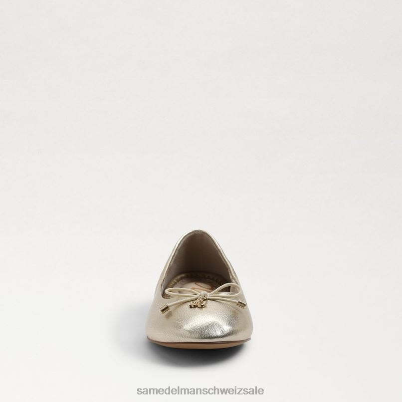 CH Sam Edelman Kinder Ballerinas von Felicia Blattgoldleder X2J86993 Schuhwerk