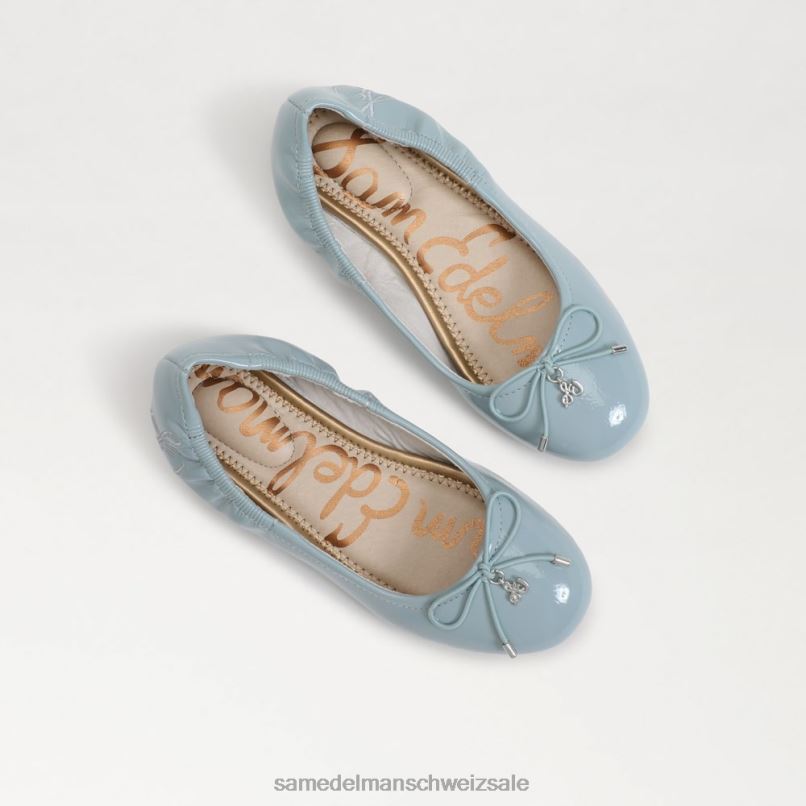 CH Sam Edelman Kinder Ballerinas von Felicia Flut blau X2J86999 Schuhwerk