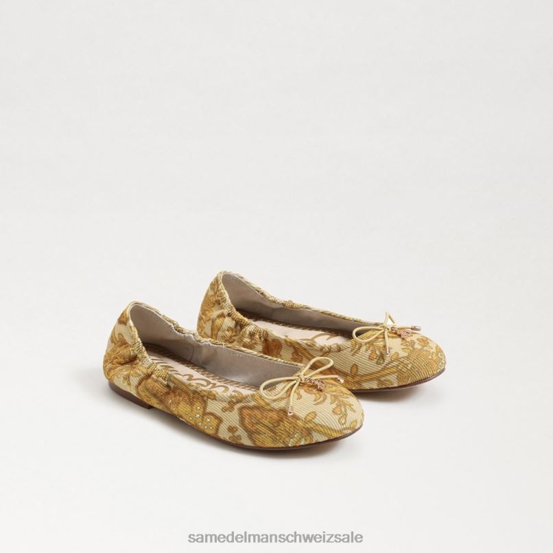 CH Sam Edelman Kinder Ballerinas von Felicia Kurkuma X2J86983 Schuhwerk
