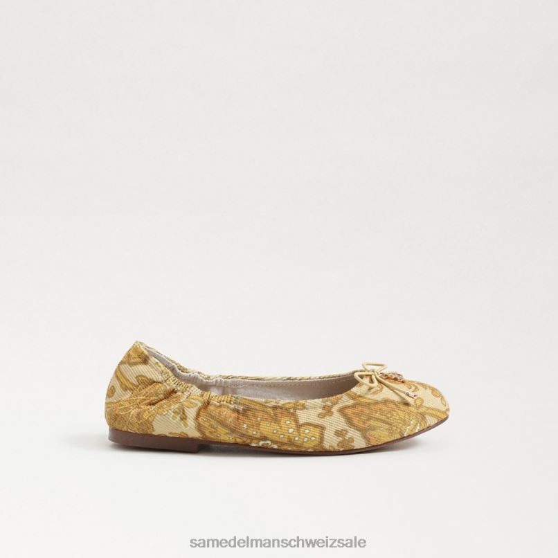 CH Sam Edelman Kinder Ballerinas von Felicia Kurkuma X2J86983 Schuhwerk