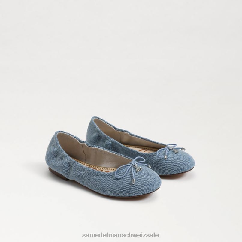 CH Sam Edelman Kinder Ballerinas von Felicia Montroseblau X2J86986 Schuhwerk
